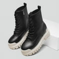 thumbnail image 6 of CMR CHAMARIPA Height Increasing Shoes For Women - Black Leather Elevator Boots 3.15 Inches / 8 CM, 6 of 9