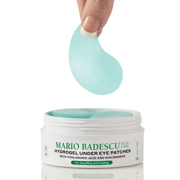 Mario Badescu Hydrogel Under Eye Patches (30 Pairs) â Hydrating Eye Masks for Puffy Eyes, Dark Circles, Fine Lines, with Hyaluronic Acid & Niacinamide, Soothing & Plumping