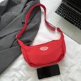 thumbnail image 3 of Bolso de hombro compuesto, Bolso cruzado con almohada de nailon, ocio diario para mujer (rojo), 3 of 6
