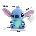 thumbnail image 2 of Lilo Stitch Plush Doll stuffed animal 6.5" tall with suction cup, 2 of 5
