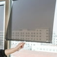 thumbnail image 3 of QHUDLV Retractable Blackout Curtain,Suction Privacy Shade,Light‑Blocking Window, 3 of 5