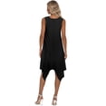 thumbnail image 2 of FUIALDOLG Red Rose Summer Dress for Women Lady Casual Tiered Sundresses with Pockets idi Tank Dresses Beach Dresses,4XL, 2 of 7