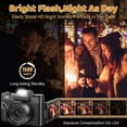 thumbnail image 4 of MARVUE Digital Camera for Youtube 4K 56MP Video Vlogging Camcorder with 32GB SD Card and 2 Batteries, 4 of 11