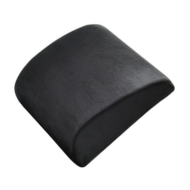 Yuarrent Equipado en todas partes para apoyar la cintura: cojín profesional mejorado con núcleo interior de algodón viscoelástico. Decoración del hogar Ante Negro