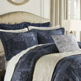 thumbnail image 3 of Bedding Sets, 4 PCS King Comforter Set Navy, Navy Bed Sets,Polyester Comforter Sets, Household Supplies & Décor, Bedding, Bedding Sets 4 PCS King Comforter Set Navy, 3 of 11