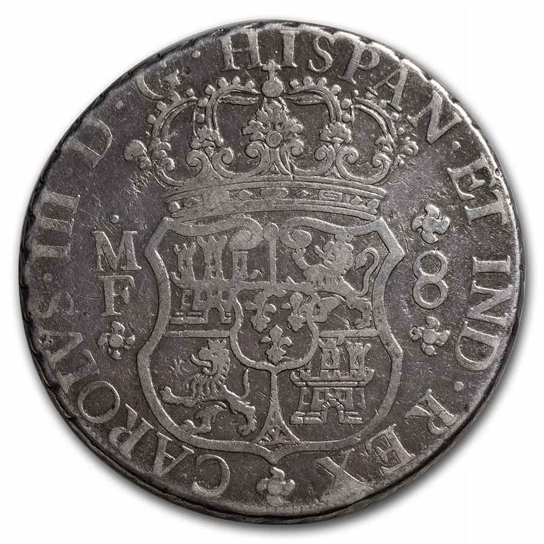 1766-Mo MF Mexico Silver 8 Reales Pillar Dollar VF - Walmart.com