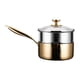 thumbnail image 4 of Cacerola de acero inoxidable con tapa para sopa de leche para restaurante de casa de té 20 centímetros, 4 of 9