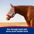thumbnail image 4 of Farnam SuperMask II Horse Fly Mask with Ears Assorted Average Size Horse, 4 of 14