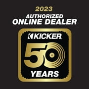 KICKER Smart Mono Subwoofer Amplifier Bass Revealer and Processor, Black