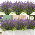 thumbnail image 1 of Plantas artificiales N&T NIETING, 20 paquetes, resistentes a los rayos UV, color morado, 1 of 5