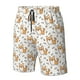 thumbnail image 4 of Balery Corgi with Hearts Traje de Baño Estilo Hawaiano para Hombre, Shorts de Secado Rápido con Bolsillos-Medium, 4 of 6