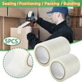 thumbnail image 1 of LSLJS 5PC Curing Tape Tape Masking Tape for Curing for Fixing Width 50mm * Length 25M, Small Colored Paper, 1 of 3