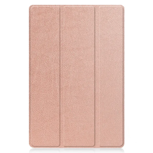 Hard Back Shell For Coque TCL Tab 10s 9080G Smart Case Tri-folded Standing Cover for TCL NXTPAPER 10s 9081X 9081X2 Tablet Funda Rose Golden TCL Tab 10s 2021