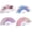Floral-2, variant on Vjnyvs 4pcs Floral Folding Hand Fan Vintage Retro Plastic Handheld Fans Folding Fan Wedding Dancing Church Party