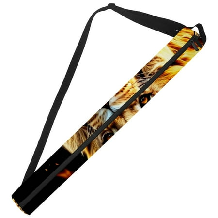 

YZUOUZY Golf Accessories Golf Gifts Insulated Can Sleeves for Beer Tiger Blaze Black Background