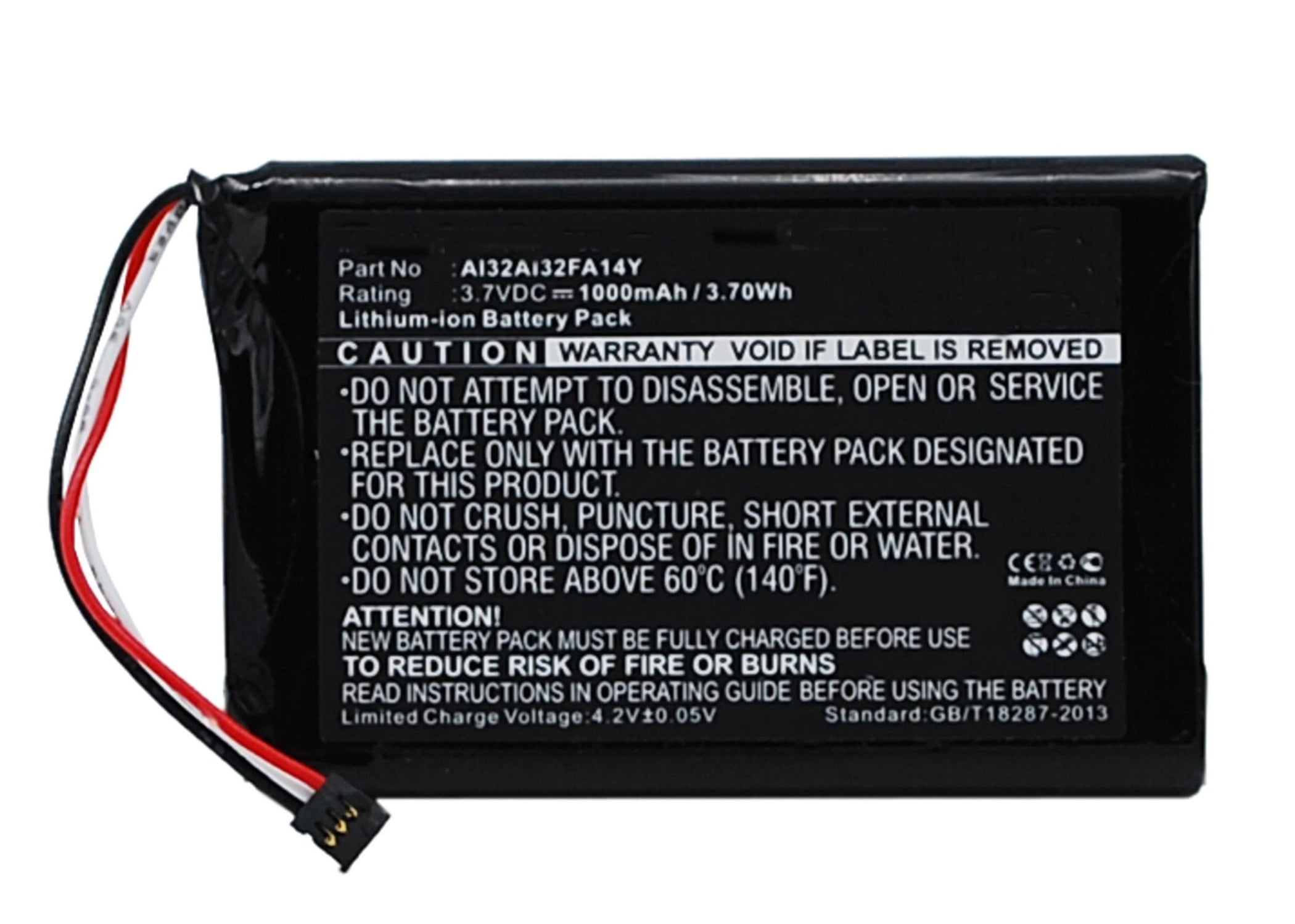 Cameron-Sino CS Backup Battery for Panasonic Camera Arbitator Body Worn Mics