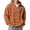 M10-Orange, variant on Rhuody Sweatshirt For Mens Crewneck Solid Color Long Sleeve Sweatshirts Half Zip Sweatshirt With Pocket 2Xl Orange