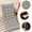 Gray, variant on Square Long Pillows Seating Cushions for Adults, Tufted Corduroy Floor Cushions for Living Room Tatami, 14x27.5 Inch