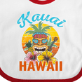thumbnail image 4 of Inktastic Kauai Hawaii Vacation Tiki Boys or Girls Baby Bib, 4 of 4