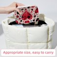 thumbnail image 6 of Valentine's Day Velvet Portable Jewelry Stand with Removable Compartment - Travel Organizer, Earring Holder, and Organizer Box - Gift, 6 of 7