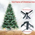 thumbnail image 5 of Christmas Tree Stand Heavy-Duty Metal Folding Base for Artificial Trees, Stable Adjustable Tree Holder with Non-Slip Pads, Foldable Christmas Tree Support for Home Indoor Outdoor Decoration, 5 of 5
