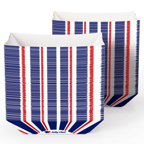 Bandejas de comida Jolly Chef, papel de 1 kg, 250 unidades, bote desechable