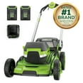 thumbnail image 6 of Greenworks 60V 21” Self-Propelled Lawn Mower with (2) 5.0 Ah Batteries & Rapid Charger 2546202, 6 of 22