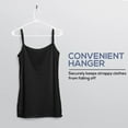 thumbnail image 4 of Plastic Hangers 20 Pack - Space Saving Clothes Hanger - Durable & Strong Closet Organizers and Storage with Built-in Strap Hooks  (White), 4 of 9
