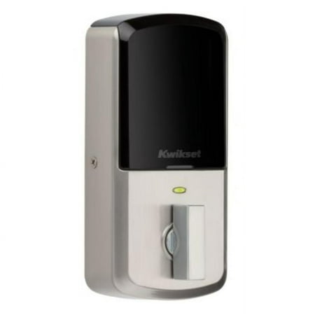 Kwikset - Halo Smart Lock Wi-Fi Replacement Deadbolt with App/Touchscreen/Key Access - Satin Nickel