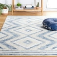 thumbnail image 2 of SAFAVIEH Alamo Stamen Geometric Area Rug, Ivory/Blue, 4' x 6', 2 of 8