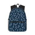 thumbnail image 1 of Disketp Question Marks Mochila Ligera Clásica con Múltiples Bolsillos, Mochila Casual para Hombre y Mujer, Ideal para Escuela, Trabajo y Viajes, 1 of 6