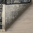 thumbnail image 4 of nuLOOM Charvi Distressed Medallion Fringe Area Rug, 8' x 10' 2", Navy, 4 of 9