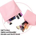 thumbnail image 4 of Set de bolsas de maquillaje Huhumy Cute Cosmetic Pouch para mujer (2 unidades), 4 of 7