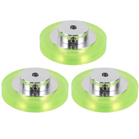 

3X 200mm Aluminum Polyurethane Industrial Encoder Wheel Measuring Wheel for Measuring Encoder