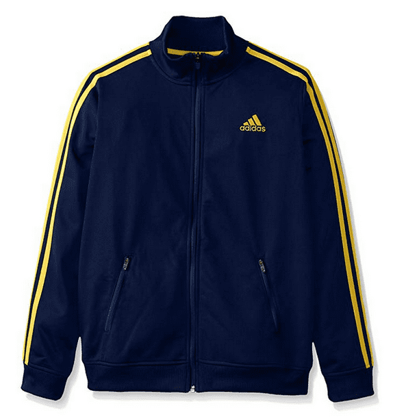 Adidas Adidas Youth Separates Training Track Jacket, Navy / Yellow