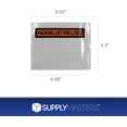 thumbnail image 2 of 1000 - Clear Packing List Enclosed Invoice Envelopes 4.5" x 5.5" Self Adhesive, 2 of 7