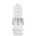 thumbnail image 3 of HIRSCH Medea Leather Watch Strap with Stainless Steel buckle - White - 14mm (M), 3 of 8