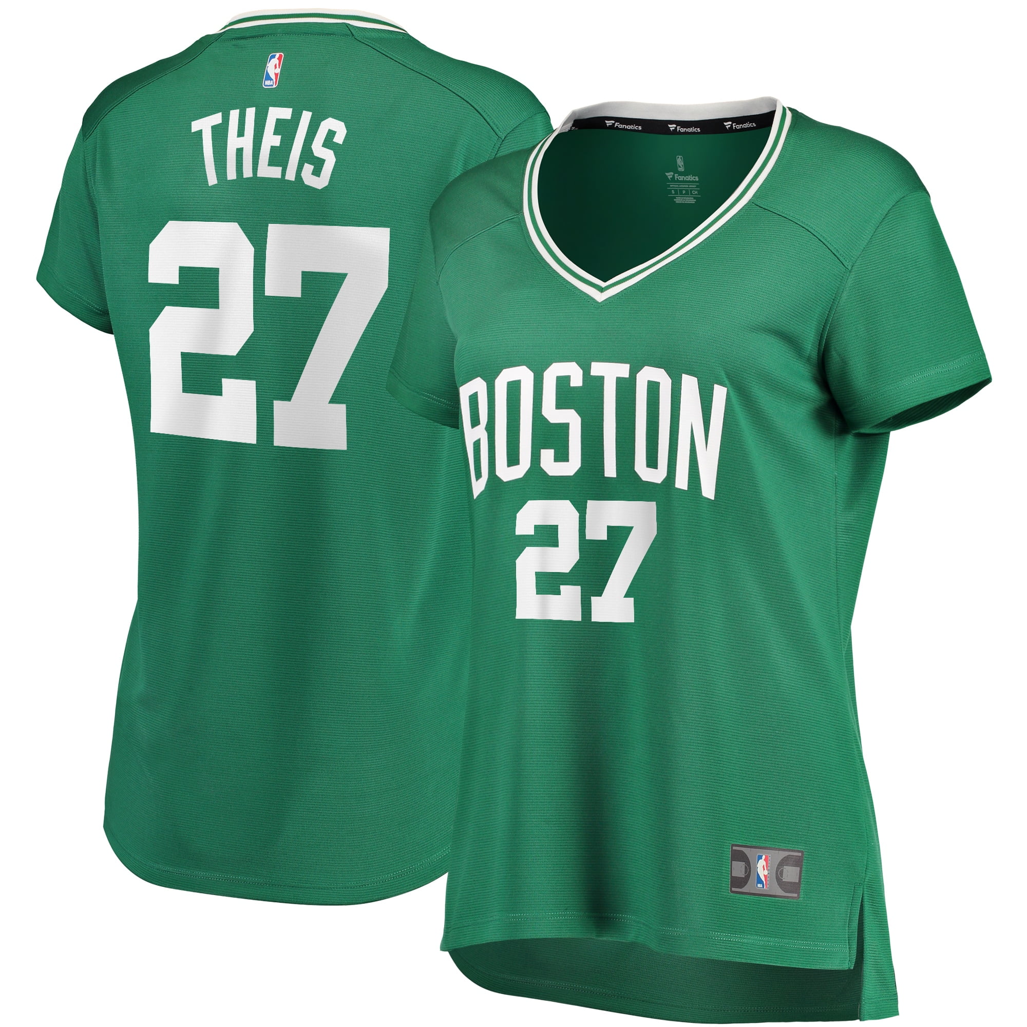 Men's Nike Daniel Theis Green Boston Celtics 2020/21 Swingman Patch Jersey  - Icon Edition