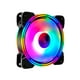 thumbnail image 5 of Tholdsy DC 12V RGB Gaming Computer Case Desktop Cooler Fast Shockproof Fan Speed 4pin Fans Light PC Cooling Accessory Heatsink Colorful 2piezas, 5 of 6