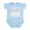 Sky Blue, variant on CafePress - Only Child Big Brother Infant Bodysuit - Baby Light Bodysuit, Size Newborn - 24 Months