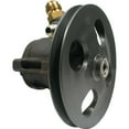 thumbnail image 1 of Allstar Performance ALL48250 Power Steering Pump with Pulley Steel, Clear Anodized, 1 of 1