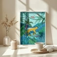 thumbnail image 4 of Jungle Leopard Framed Art Modern Wall Decor, 4 of 15