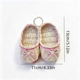 thumbnail image 2 of 2026 Christmas Indoor Home Decor Christmas Wicker Ornaments Shoe Basket Ornaments Christmas Tree Ornaments, 2 of 5