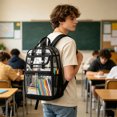 thumbnail image 5 of HOZVOMI Transparent Waterproof Backpack for Travel, School, and Daily Use with Comfortable Straps and Multi-Compartment Storage, 5 of 5