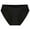 Black, variant on OEIOEI Period Underwear for Women Side Button Low Rise Bikini Leakproof Panties 40ml Reusable(L,Black)