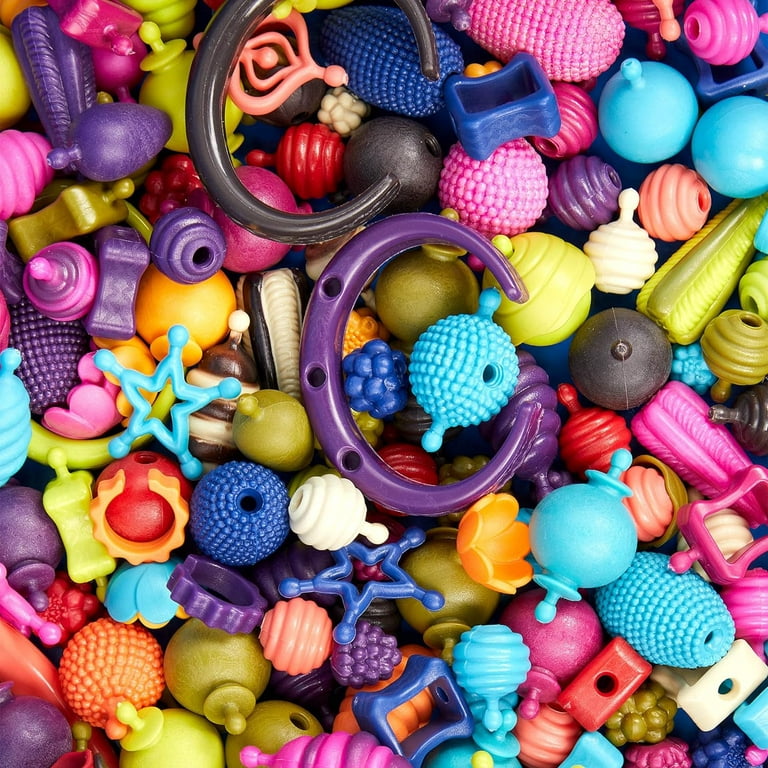 B Toys - (275-pcs) Pop Snap Bead Jewelry - DIY Jewelry Kit for Kids
