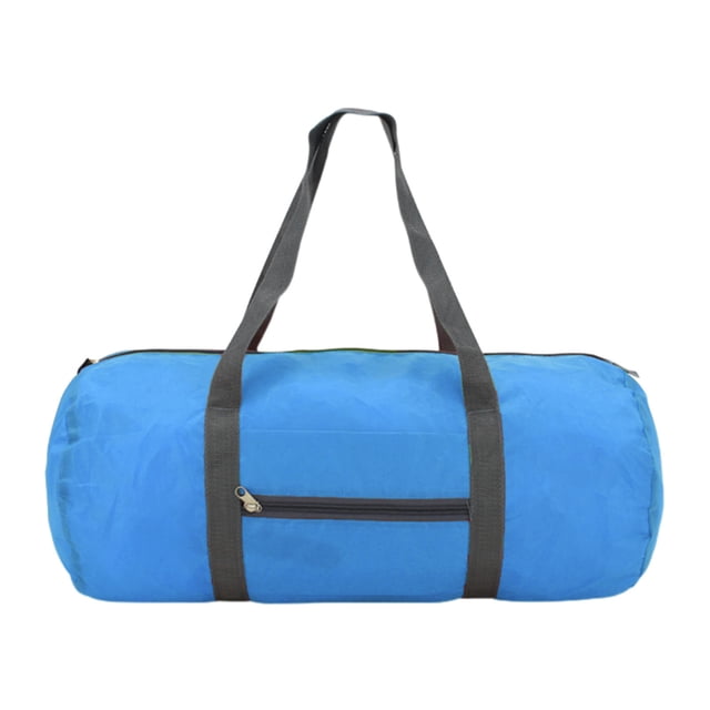 Bolsa de lona plegable para gimnasio, portátil, para hombre y mujer, con bolsillo interior para viajes, deportes y acampada.
