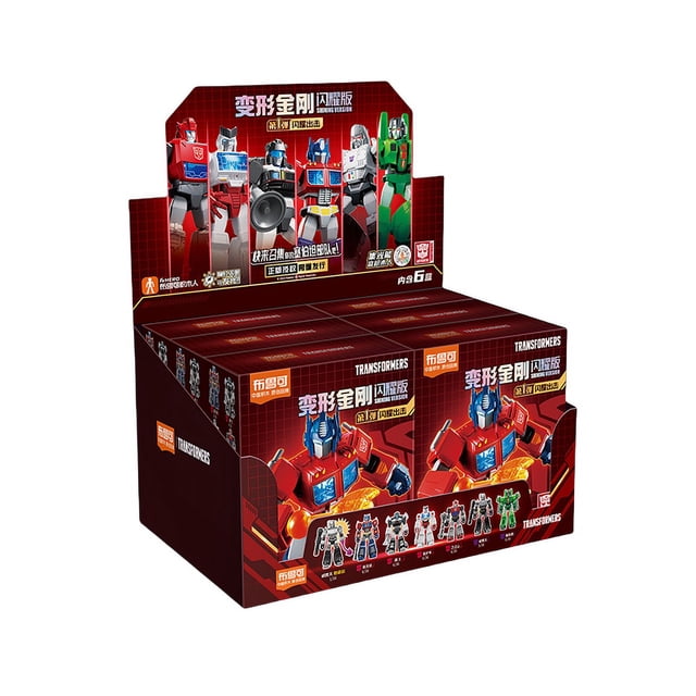Building blocks DIY Optimus Prime Megatron Bumblebee Blind box Movable Figure Collection KidsToy
