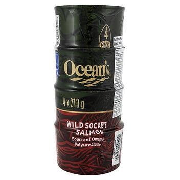 Ocean’s Wild Sockeye Salmon 4 × 213g