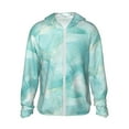 thumbnail image 1 of Fotbe Blue Marble Chaqueta con Protección Solar UPF 50+ para Hombre y Mujer, Camisa con Capucha y Bolsillos-Medium, 1 of 7
